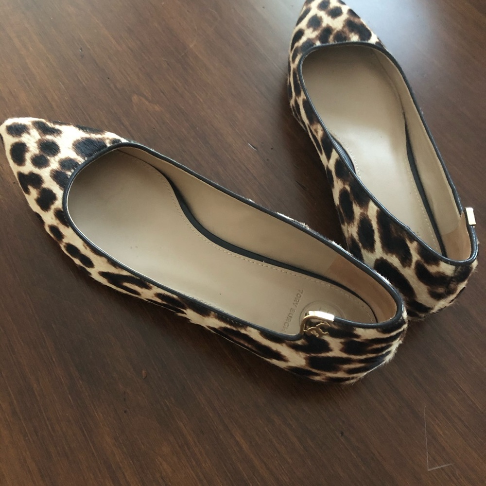Tory Burch leopard flats